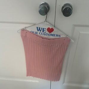 Helmut lang Elegant Pink Pleated Skirt